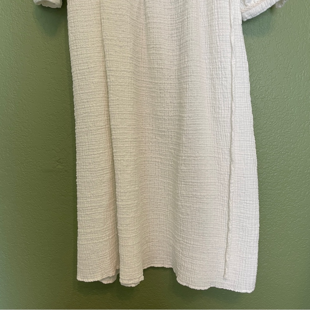 Mango Textured Cotton Dress Size 2 - Picture 5 of 12